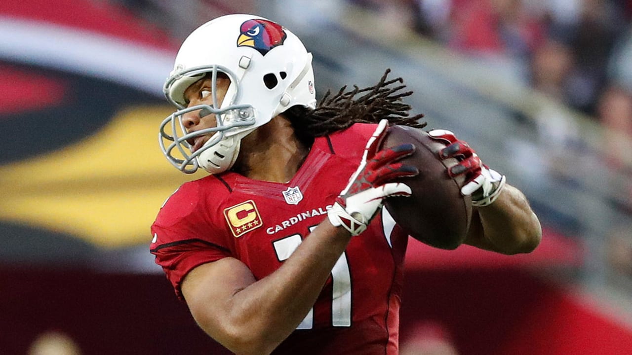 Larry Fitzgerald I won�t catch Rice, Gonzalez records