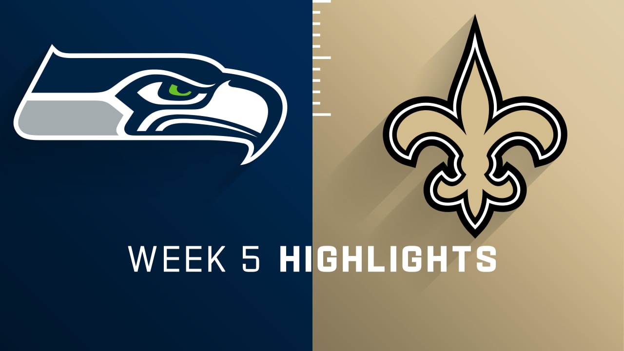 Seattle Seahawks vs. New Orleans Saints highlights Week 5