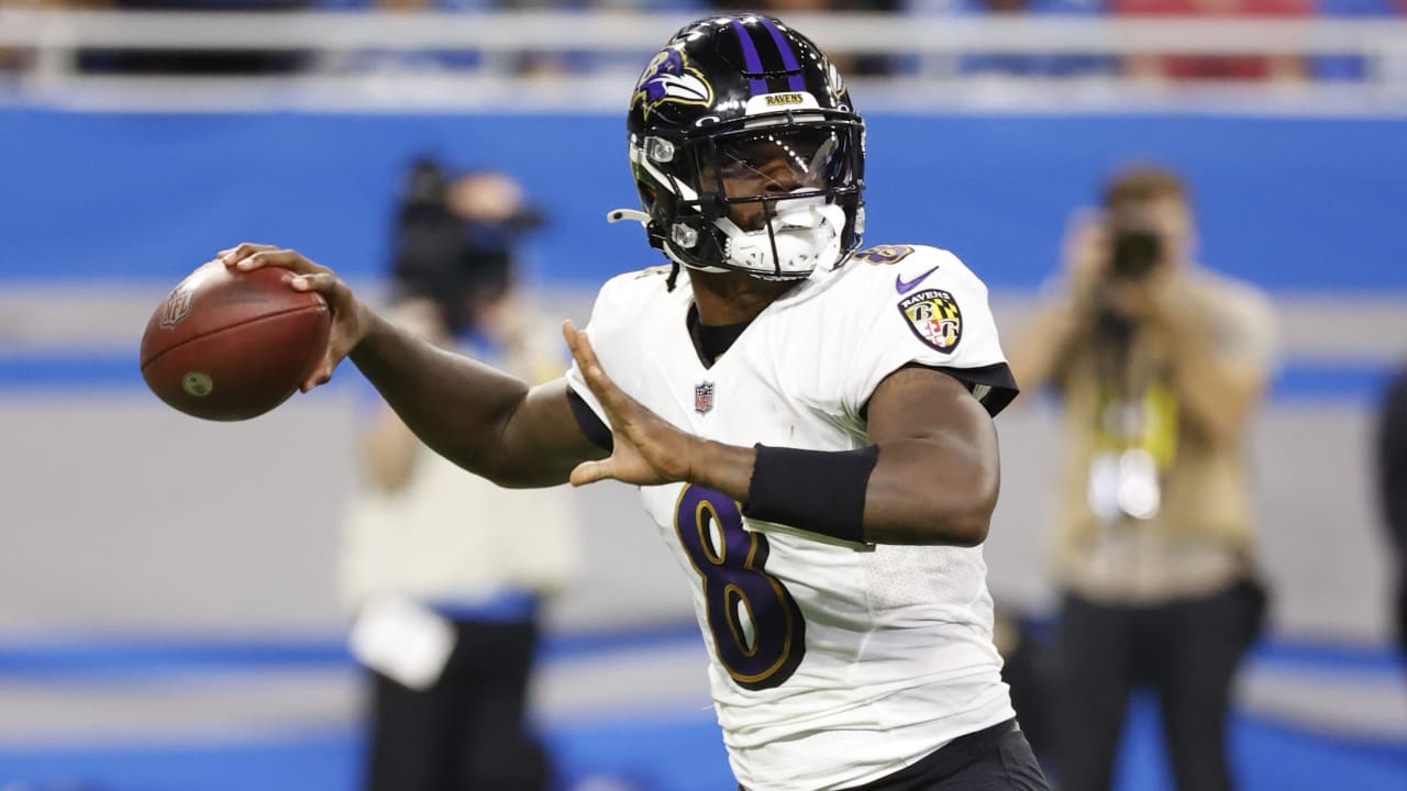 Baltimore Ravens quarterback Lamar Jackson's 36yard strike moves