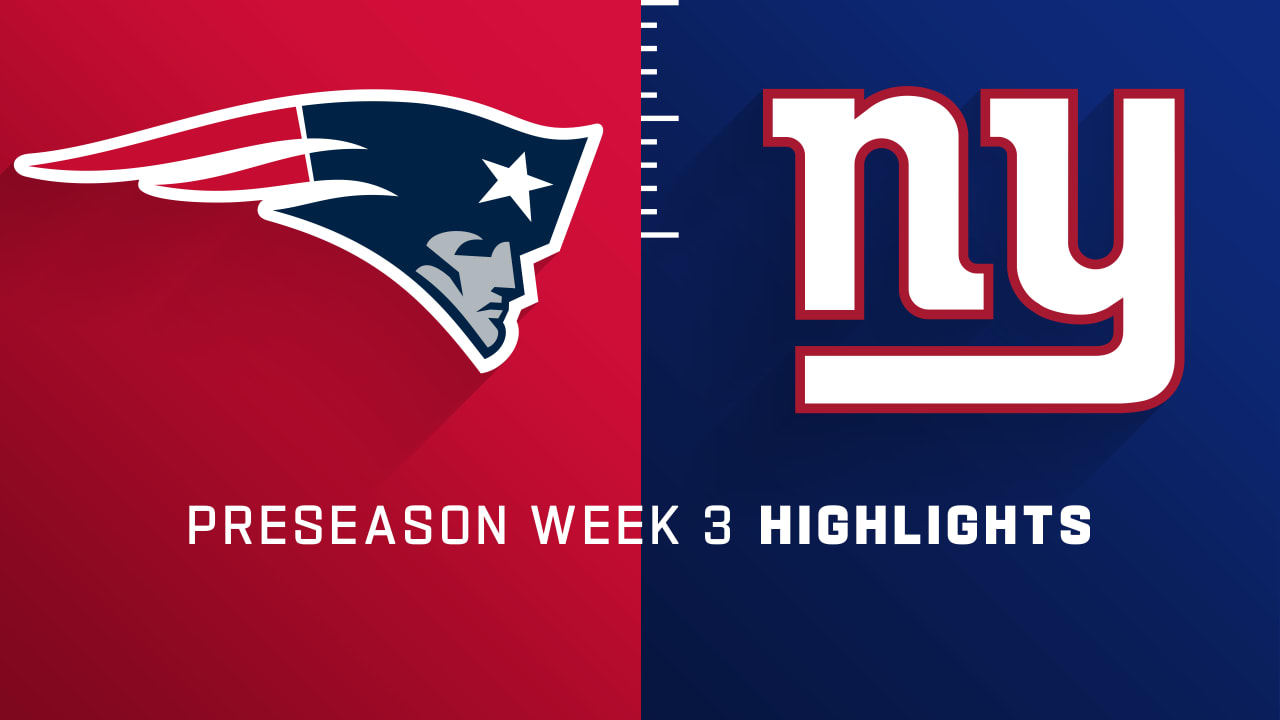 New England Patriots vs. New York Giants highlights