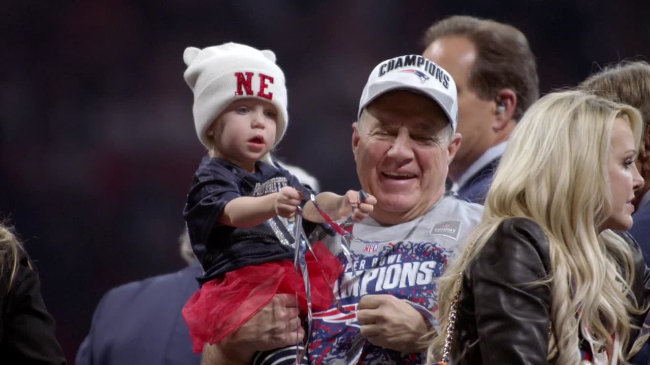 Bill Belichick celebrates Super Bowl LIII win with granddaughter