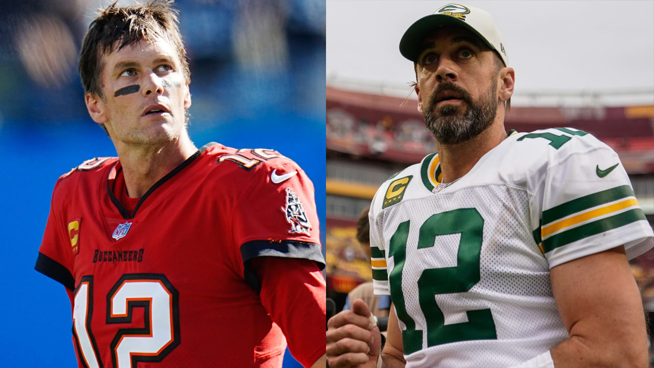 Tom Brady, Aaron Rodgers guiding struggling offenses on sub-.500 teams