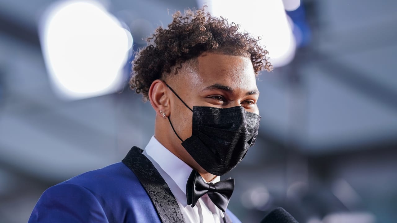 North Dakota State University quarterback Trey Lance on how he stacks