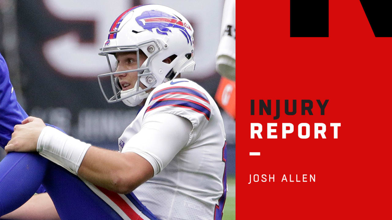 Injuries: Josh Allen (elbow) on track to start for Bills
