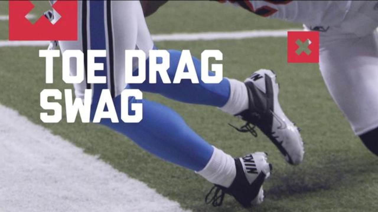 Holiday edition of toe drag swag in Week 16