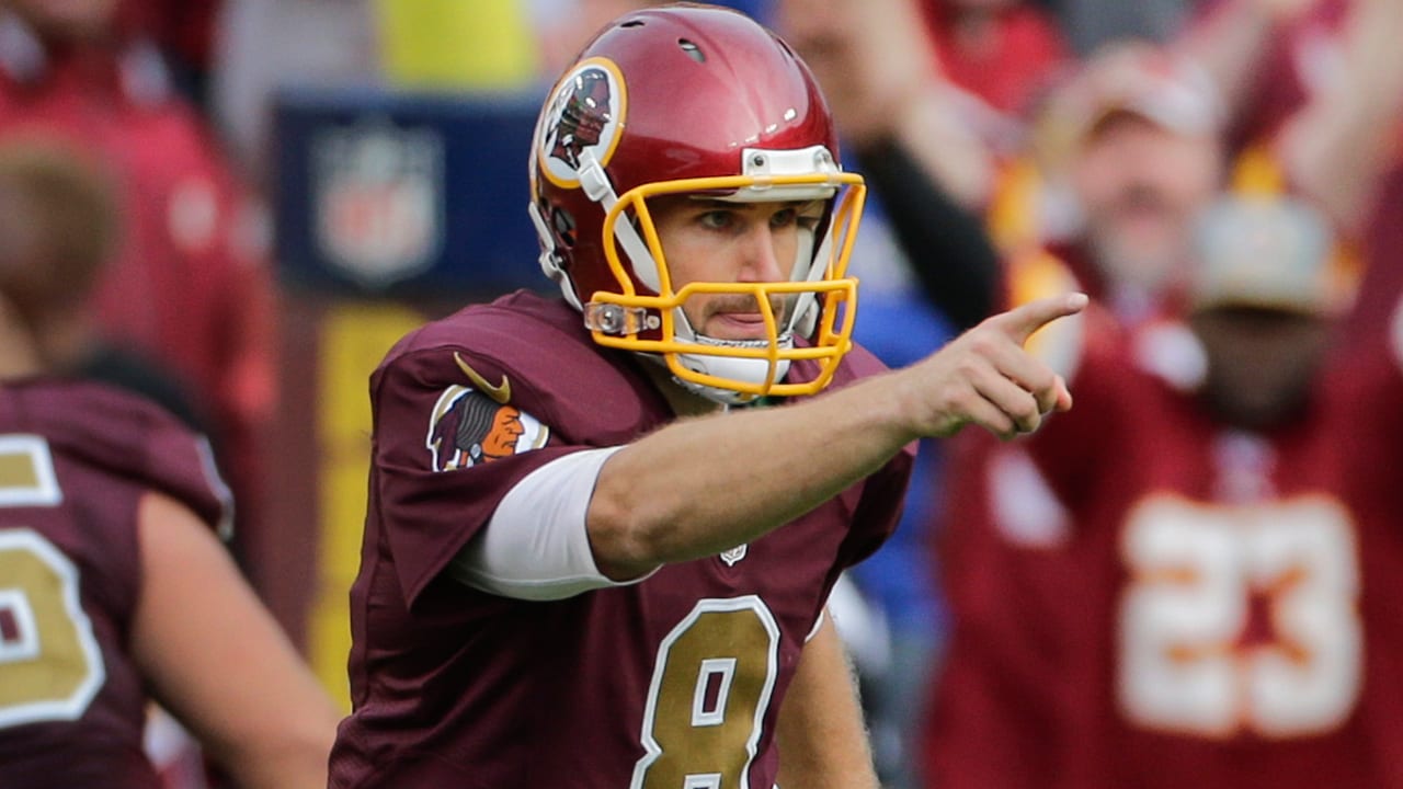 Kirk Cousins switches Washington Redskins jersey number back to No. 8