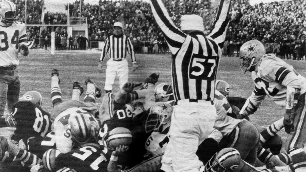 Bart Starr, Green Bay Packers beat Dallas Cowbosy in Ice Bowl