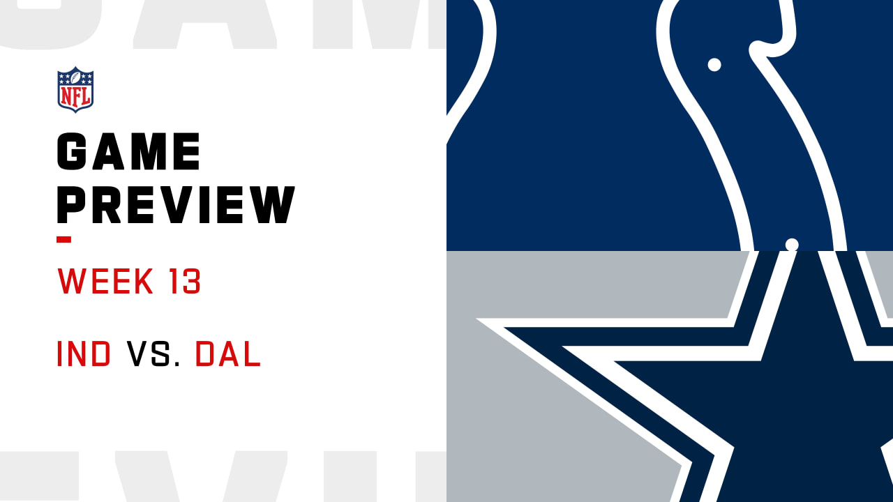 Week 13 Storyline : Dallas Cowboys vs Indianapolis Colts - D210SPORTS