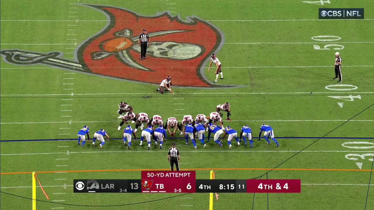 Tampa Bay Buccaneers kicker Ryan Succop's 50yard field goal trims the