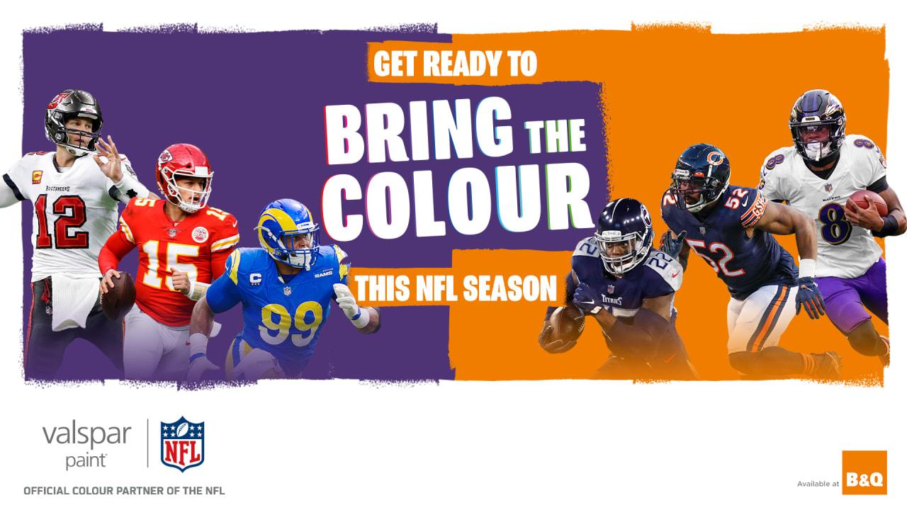 Valspar is ready to 'Bring the Colour' to the NFL