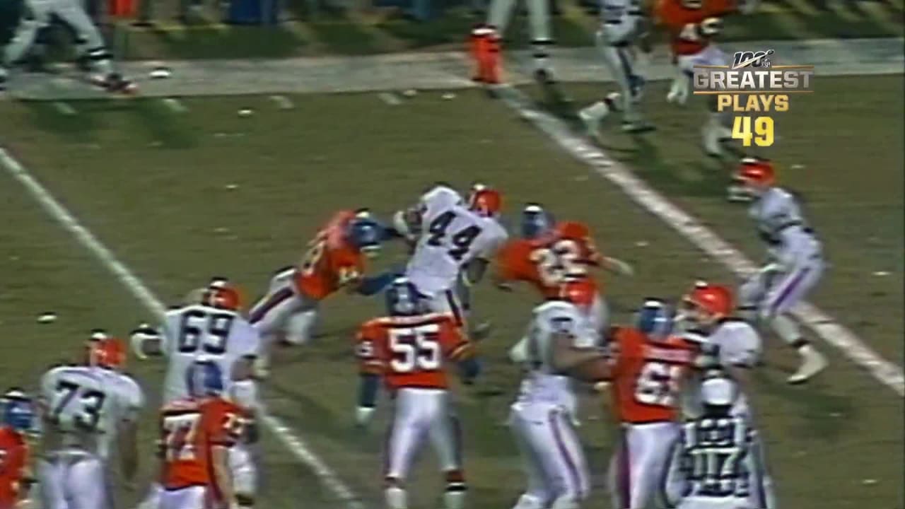 'NFL 100 Greatest' No. 49: Denver Broncos force 'The Fumble' to win ...