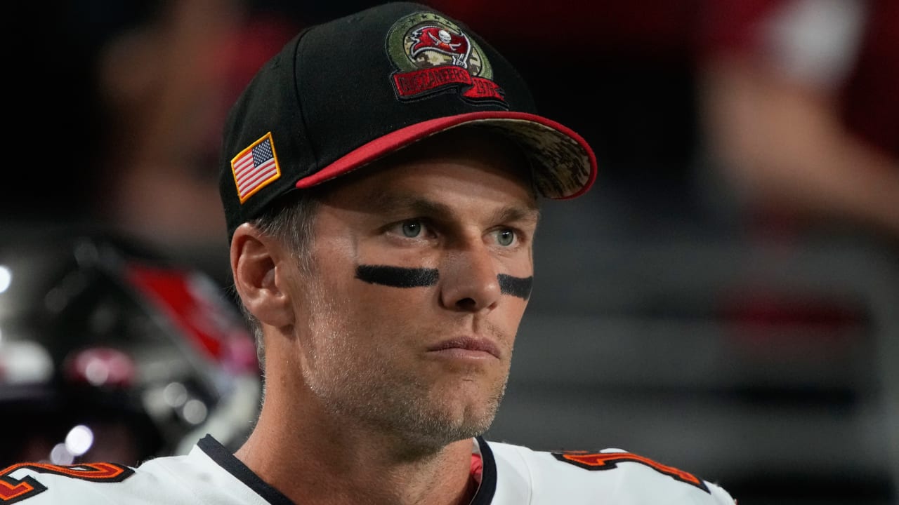 Tom Brady Bucs Teammates Wear QB's Draft Photo to Super Bowl Parade