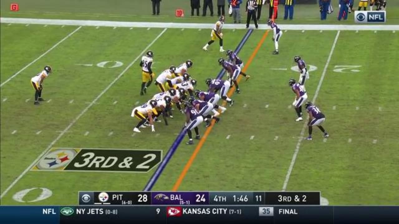 Baltimore Ravens linebacker Patrick Queen blows up 