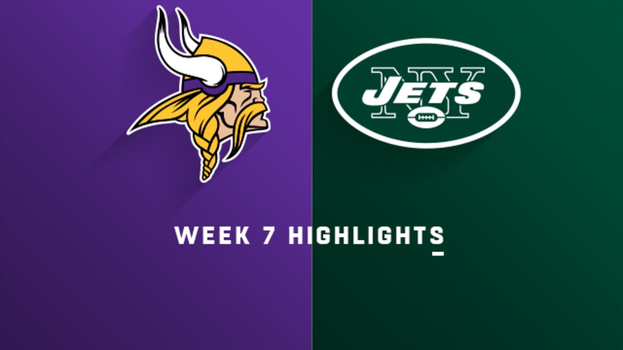 Vikings vs. Jets Week 7 Highlights