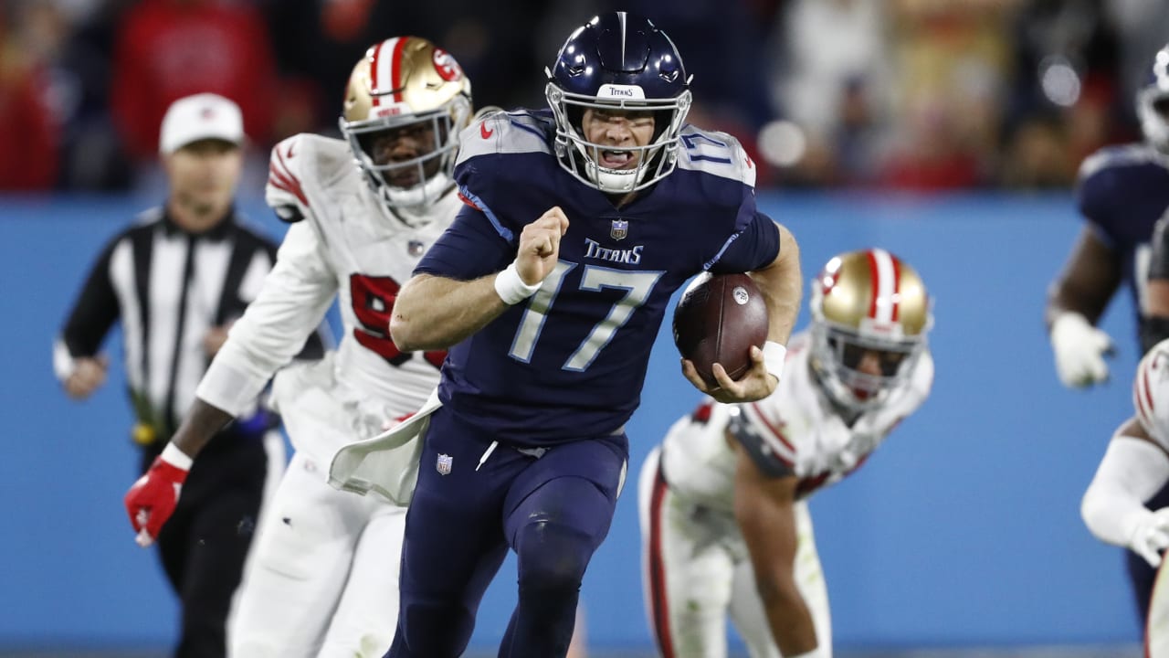 Tennessee Titans quarterback Ryan Tannehill's turboboosted 23yard