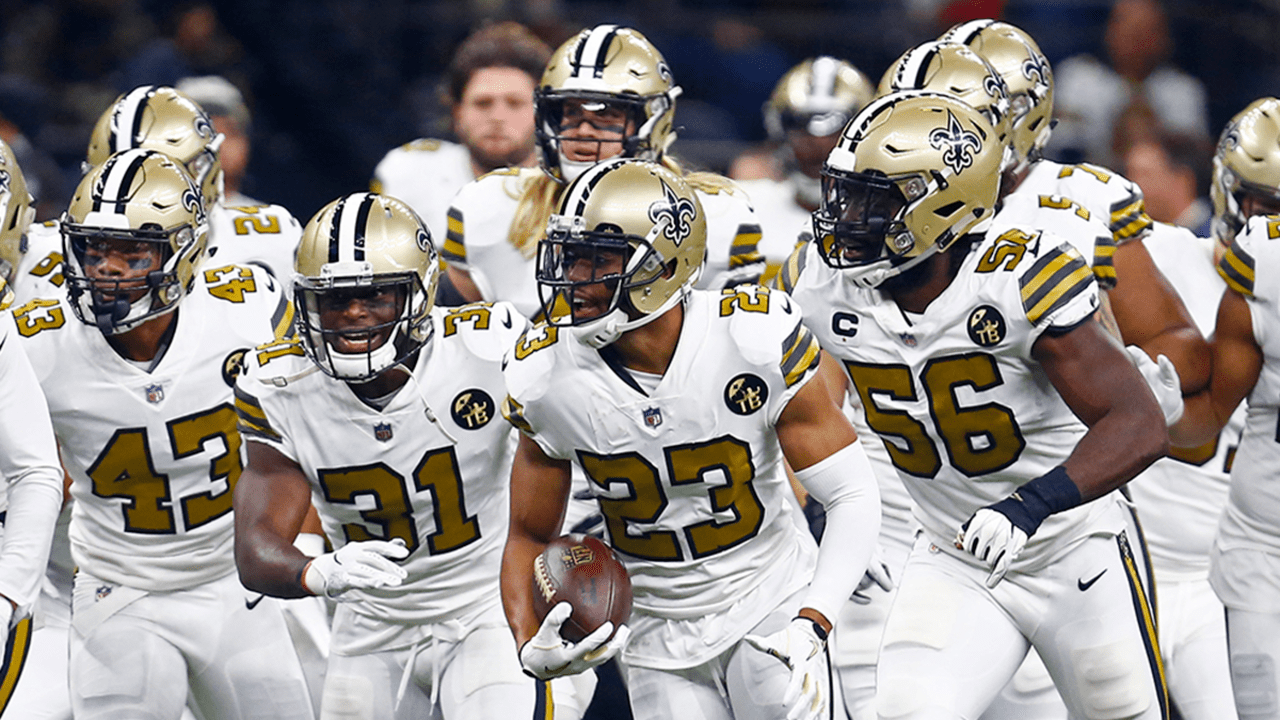 Saints unveil new end zone video boards at Superdome 