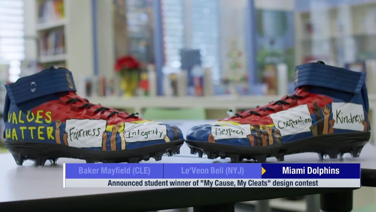 Miami Dolphins announce student winner of 'My Cause My Cleats' design  contest