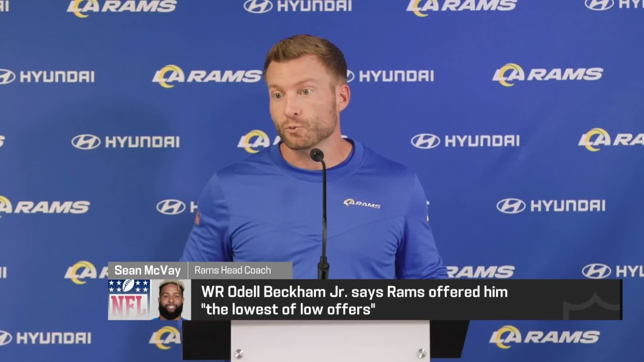 Head Coach Sean McVay On Los Angeles Rams' OBJ Deal Offer: 'Certainly I ...