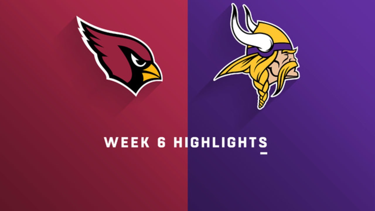 Cardinals vs. Vikings highlights Week 6