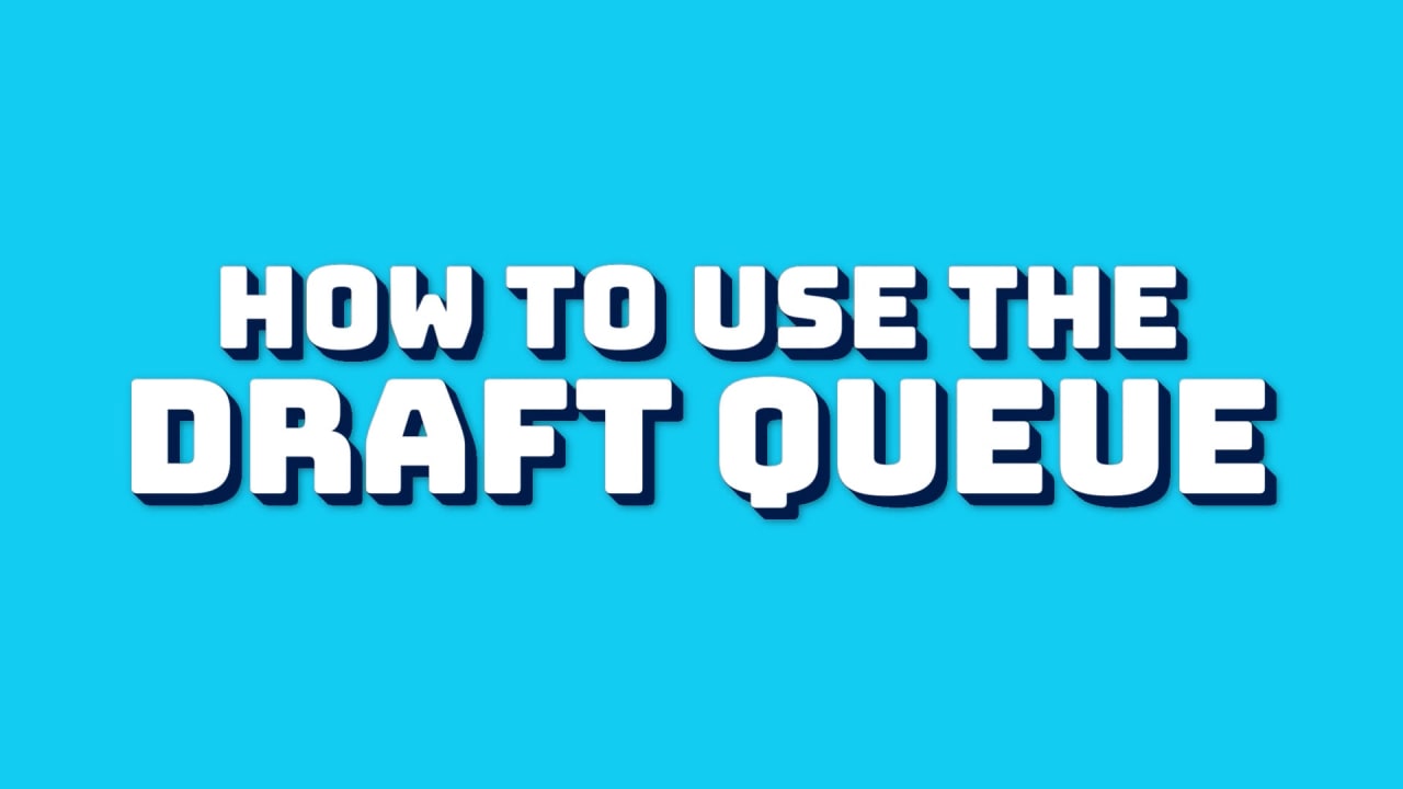 NFL Fantasy 201: How to use the draft queue