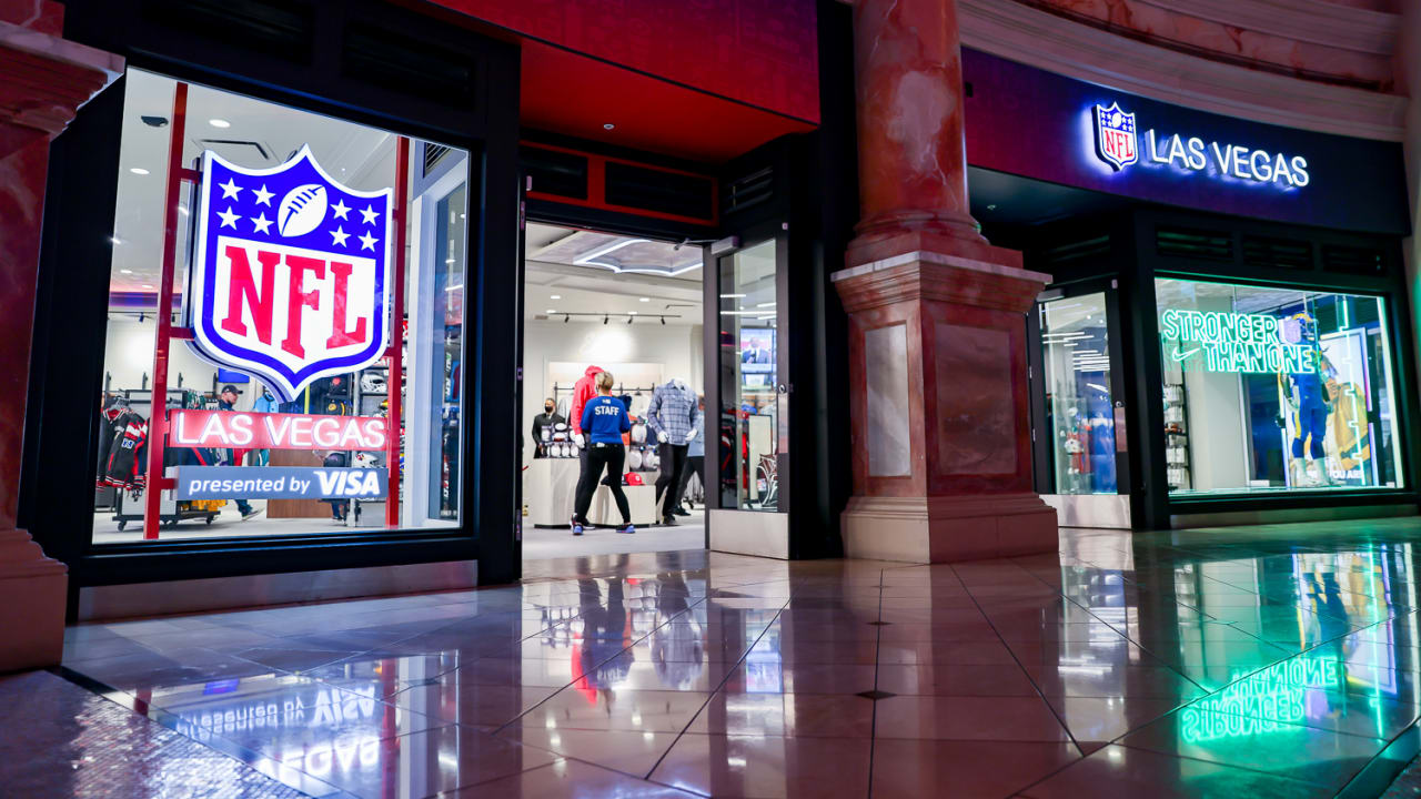 NFL Store at Caesars Palace Las Vegas. Super Bowl Trophy Jan 19, 2022 