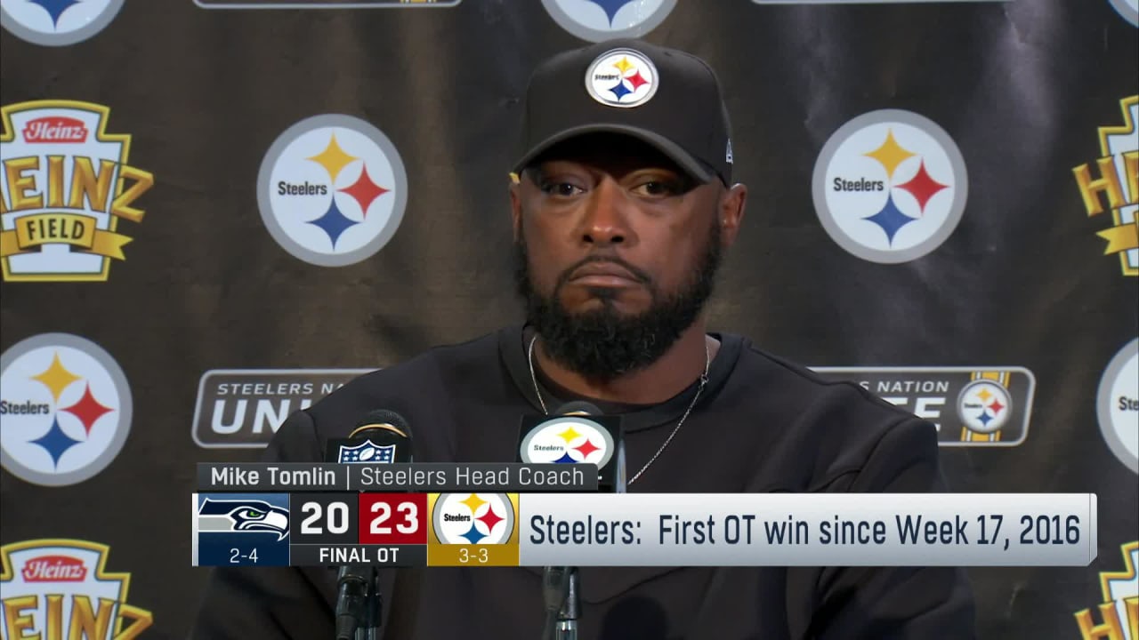 Pittsburgh Steelers Head Coach Mike Tomlin On The End Of Regulation ...