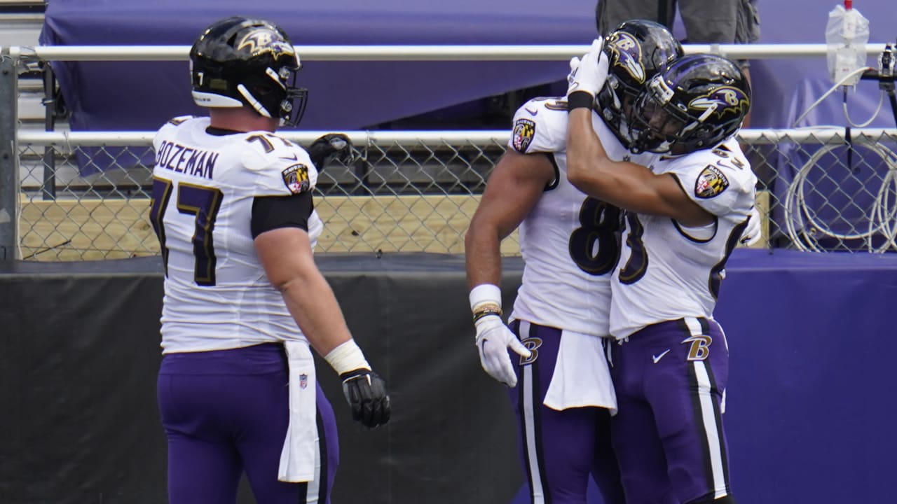 Baltimore Ravens tight end Mark Andrews reels in second TD amid traffic