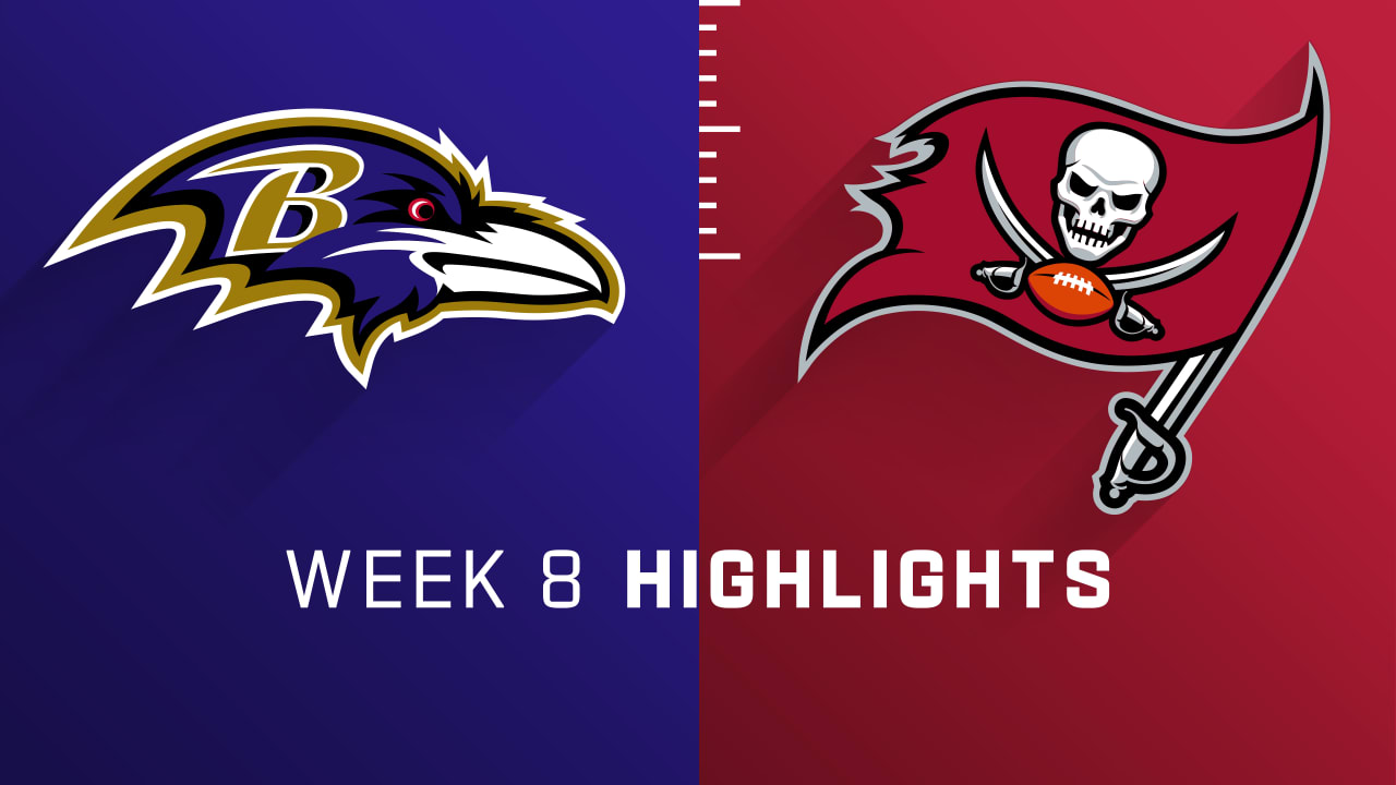 Baltimore Ravens vs. Tampa Bay Buccaneers highlights Week 8