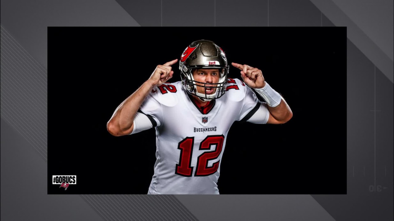 Tom Brady: Buccaneers unveil first photos of Brady in his new uniform