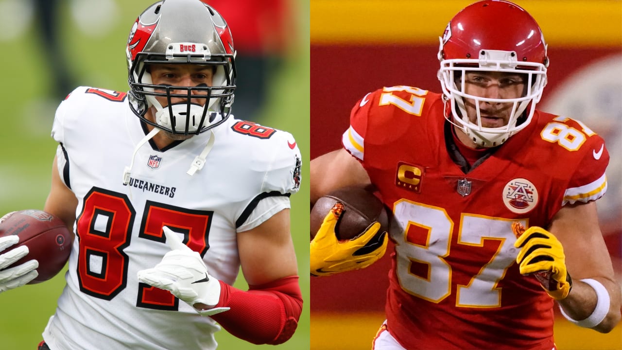 Travis Kelce Vs Rob Gronkowski Career Stats 2021