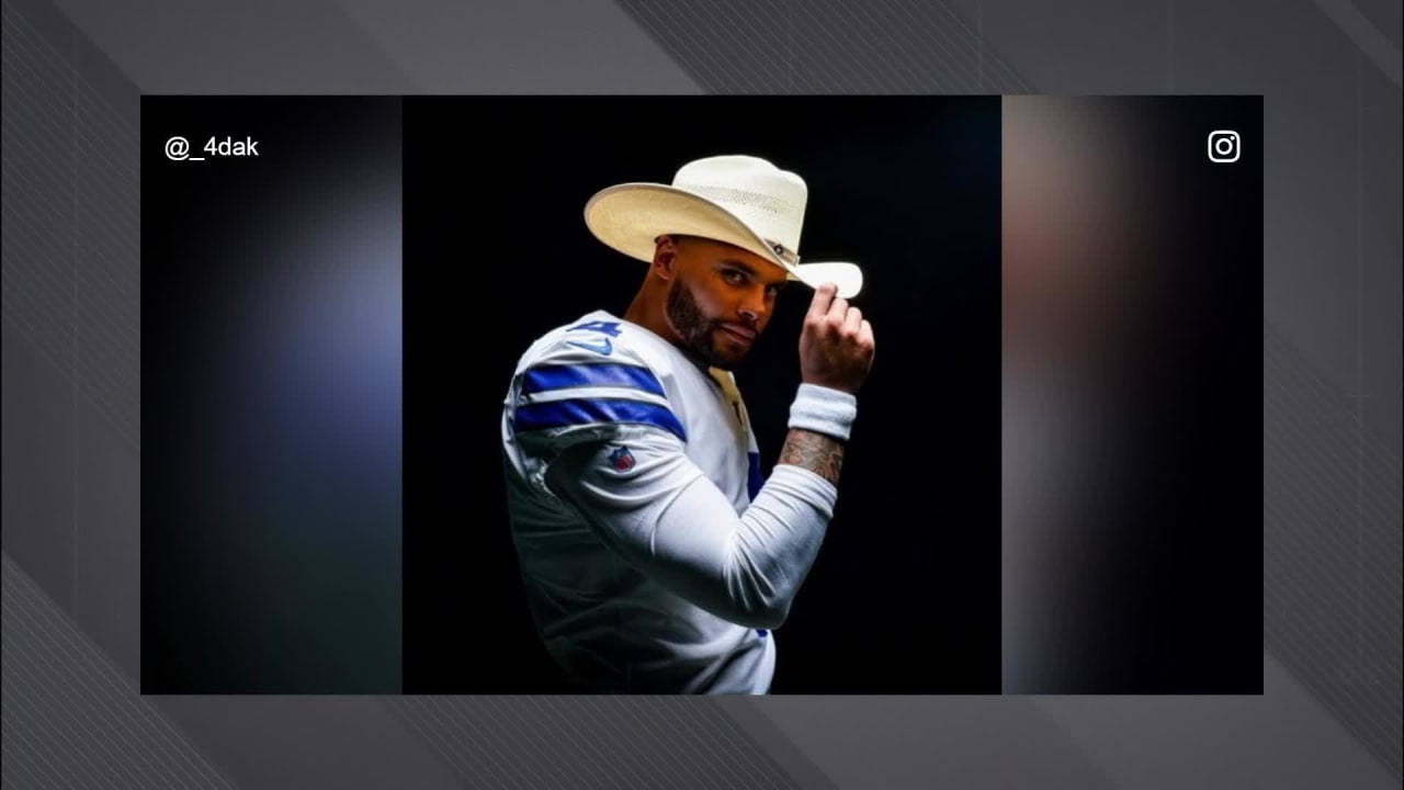 Dallas Cowboys quarterback Dak Prescott showcases epic cowboy hat after  signing tender