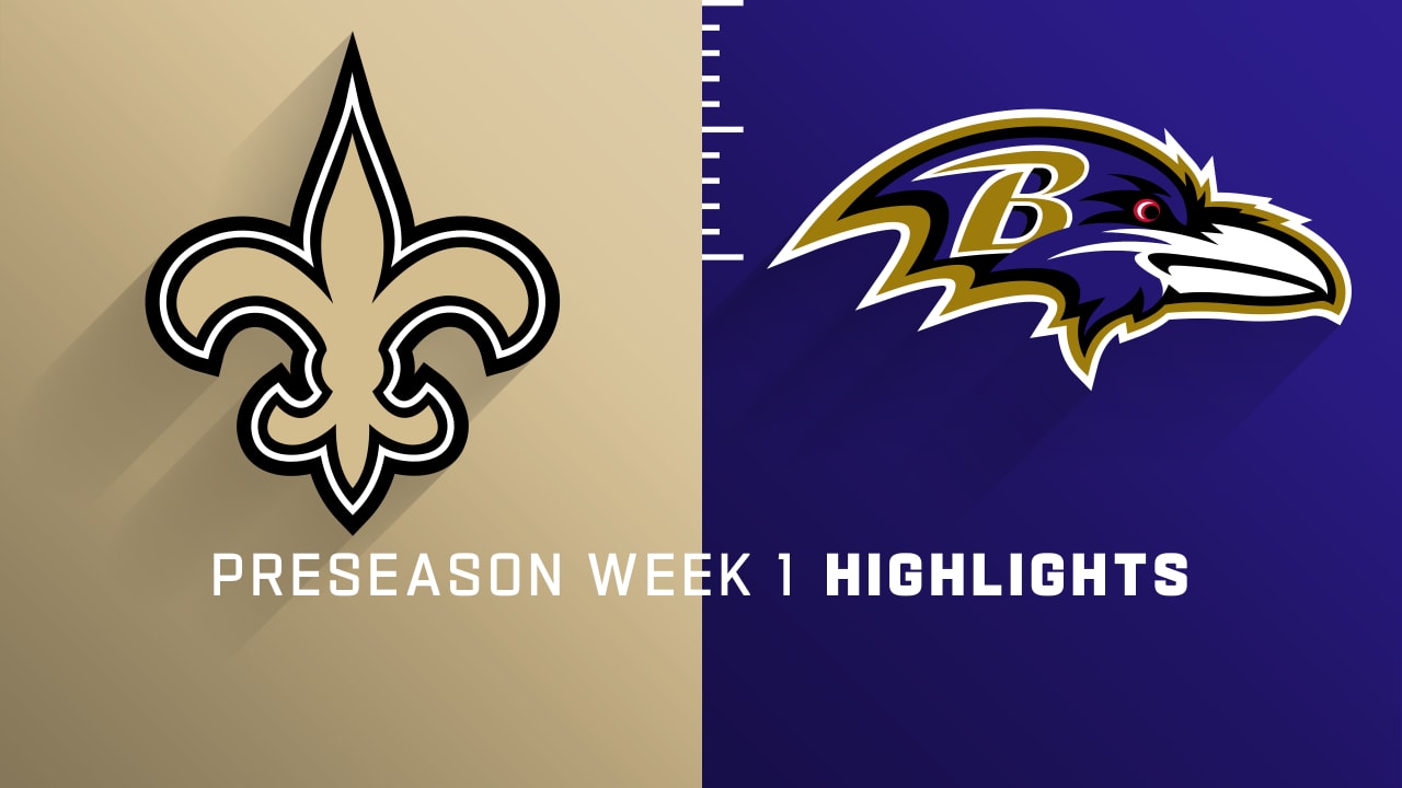 New Orleans Saints vs. Baltimore Ravens highlights