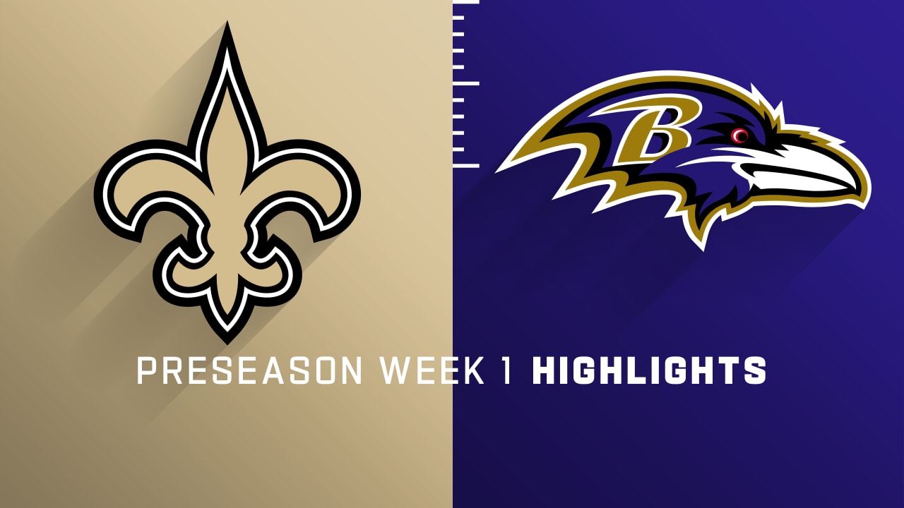 Baltimore Ravens vs. New Orleans Saints highlights