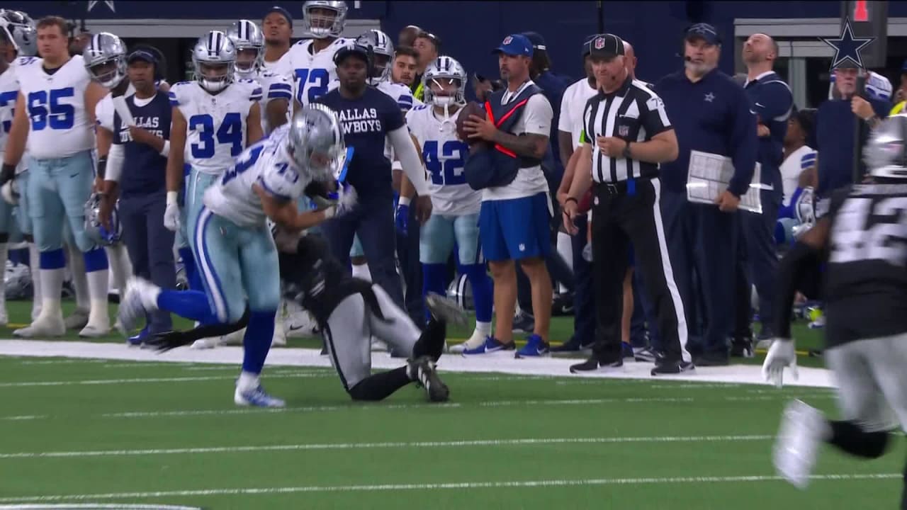 Dallas Cowboys running back Hunter Luepke's first NFL TD extends