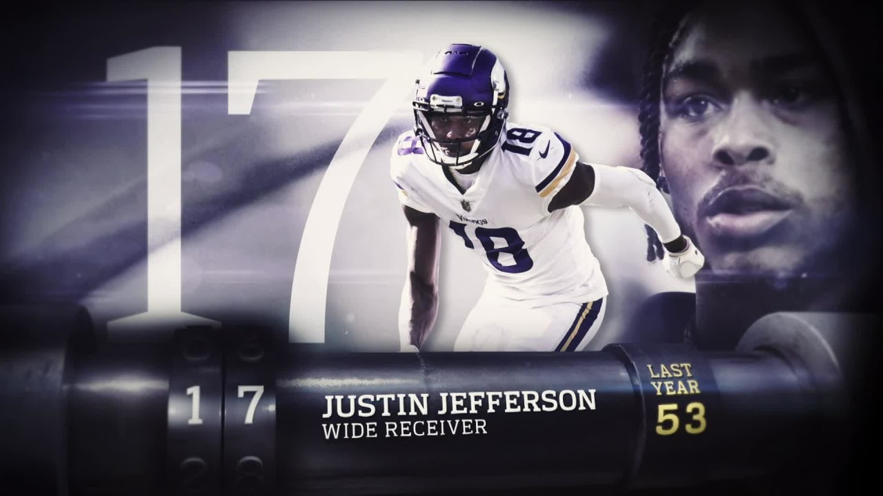 Justin Jefferson selected as NFL's top wide receiver