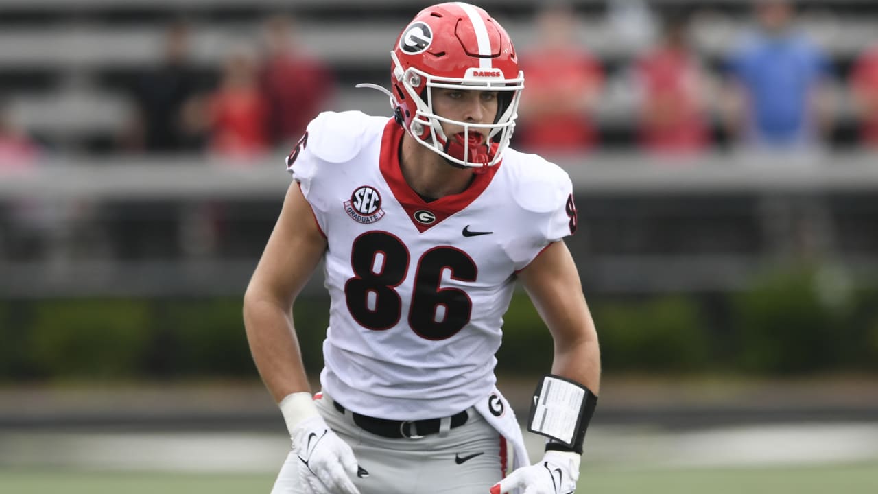 Atlanta Falcons tight end John FitzPatrick (87) works during the second  half of an NFL preseason football game against the Pittsburgh Steelers,  Thursday, Aug. 24, 2023, in Atlanta. The Pittsburgh Steelers won