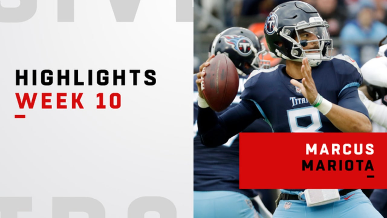 QB Marcus Mariota Shines as Titans Fly Past Falcons