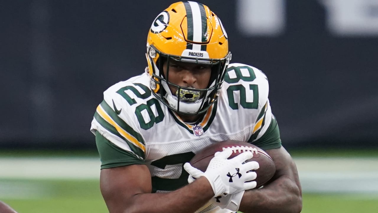 Aaron Jones on Backfield Mate AJ Dillon: 'He Went From a Guy to