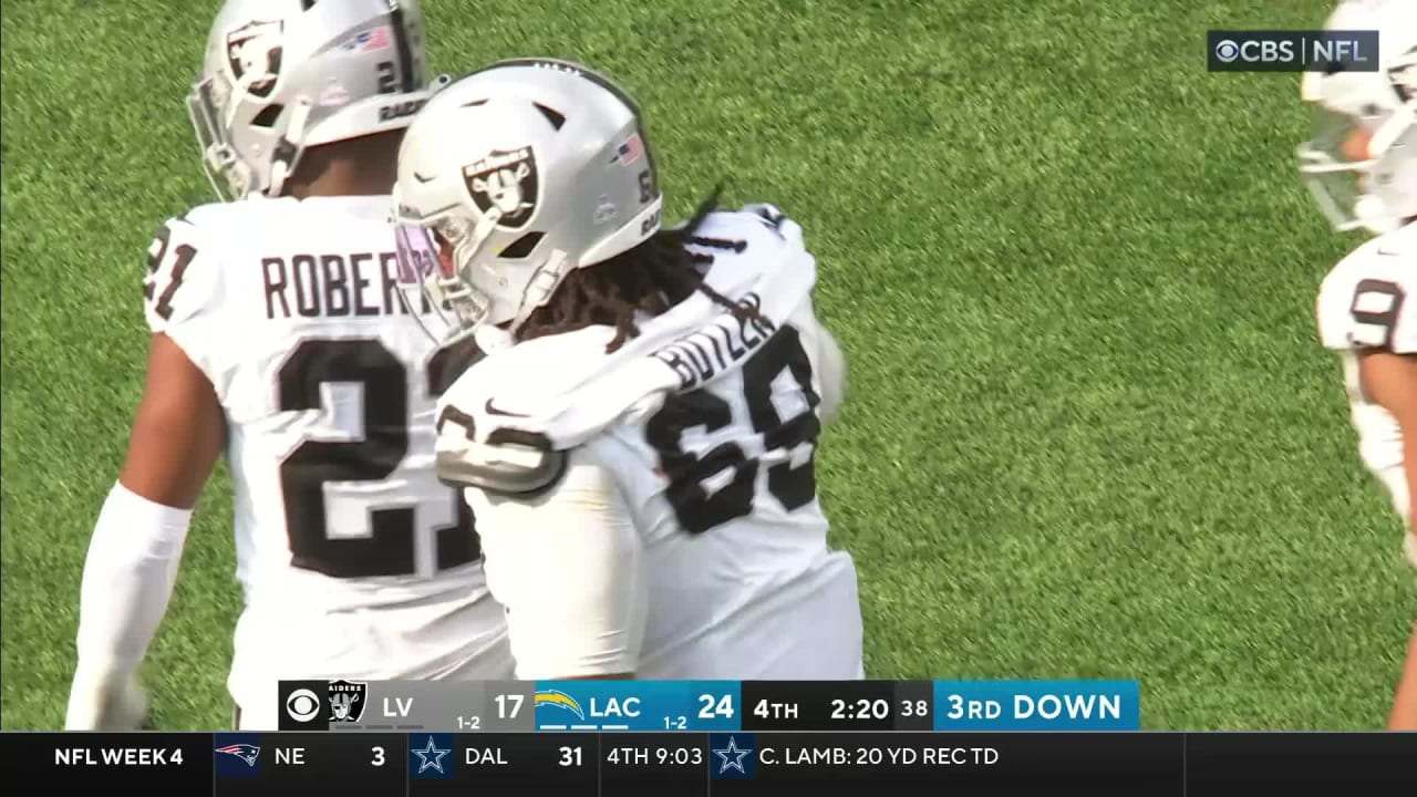 Las Vegas Raiders' top plays vs. Los Angeles Chargers