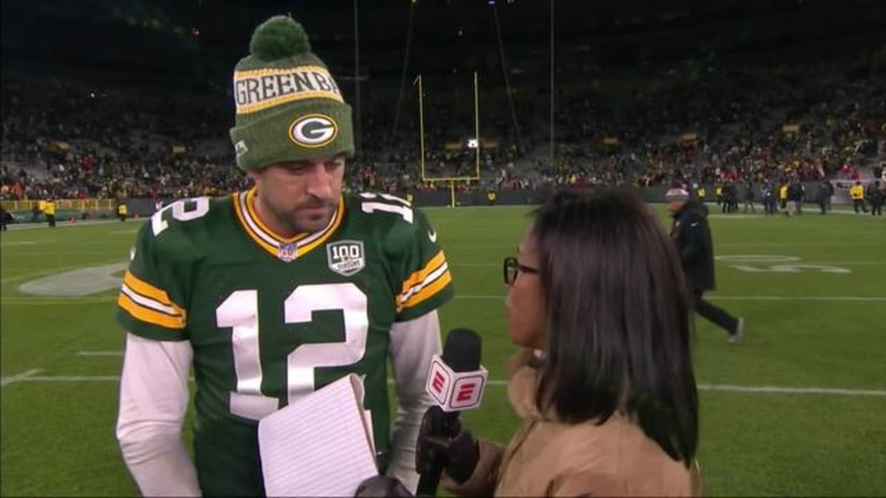 Green Bay Packers quarterback Aaron Rodgers says he thought game was ...