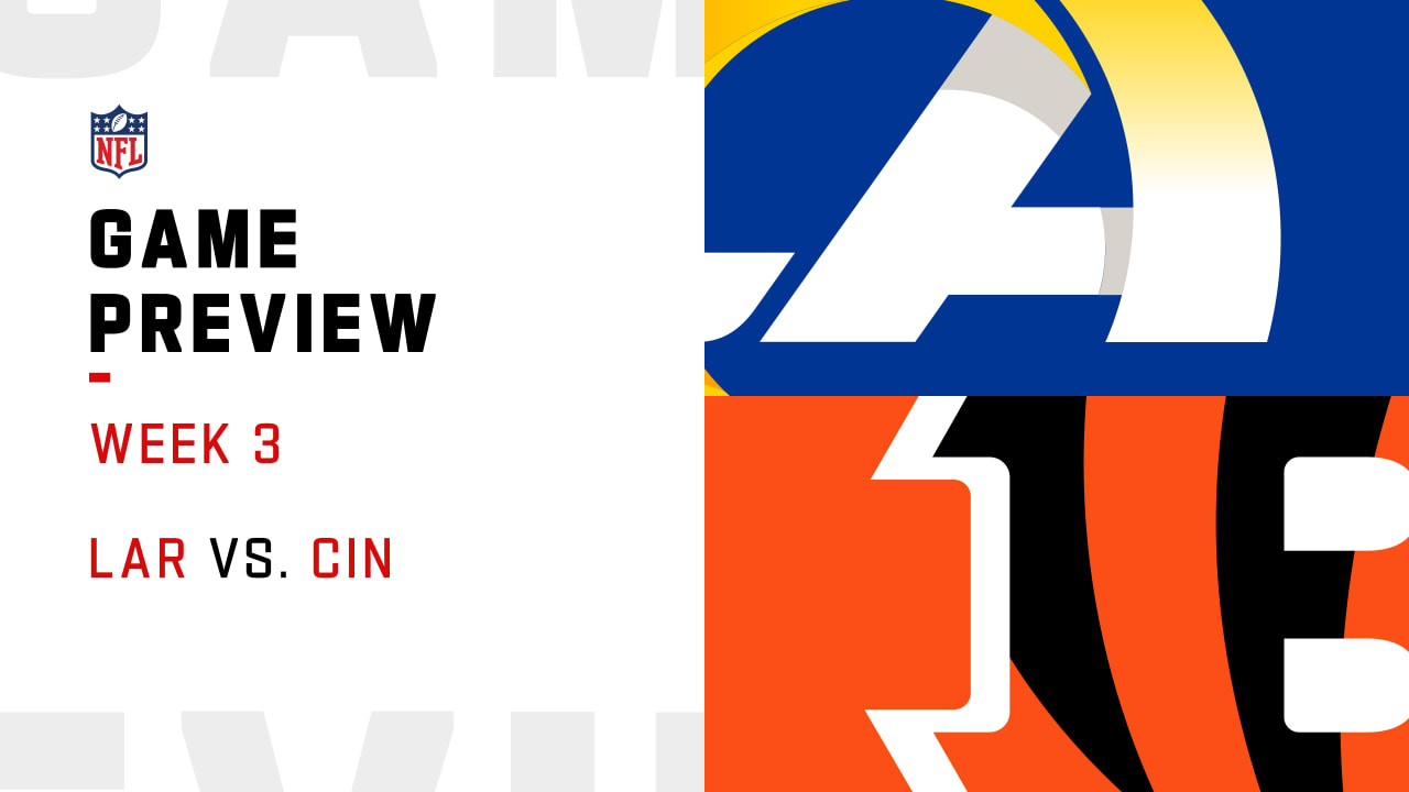 NFL Week 3 Game Preview: Rams vs. Bengals 