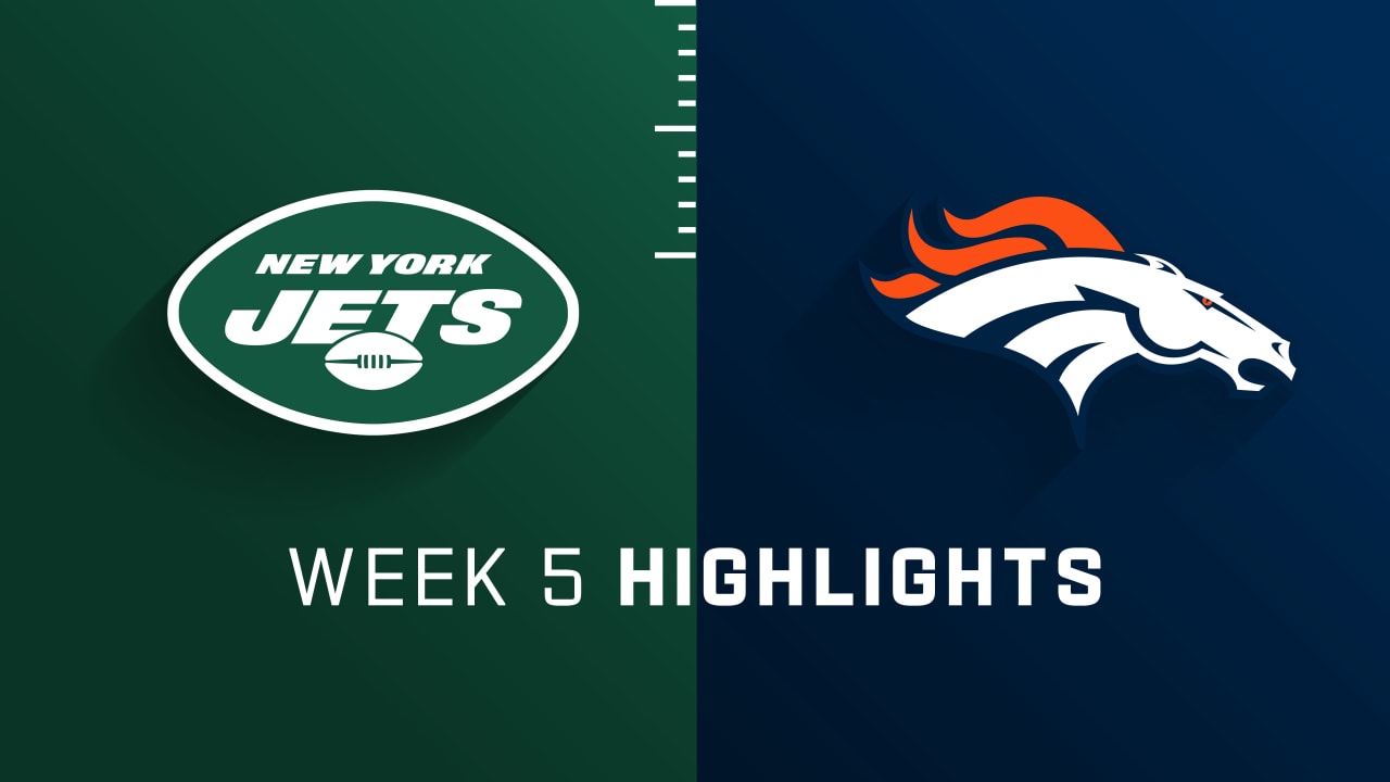 New York Jets vs. Denver Broncos highlights Week 5