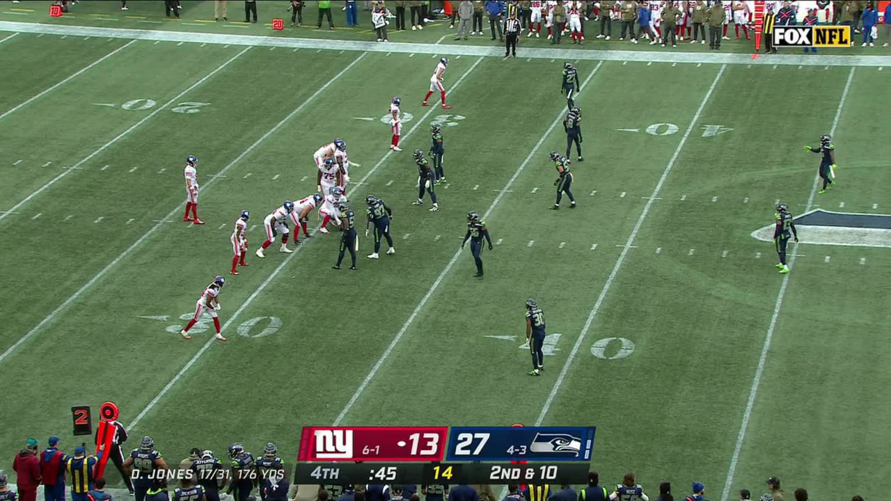 New York Giants 13-27 Seattle Seahawks, NFL highlights