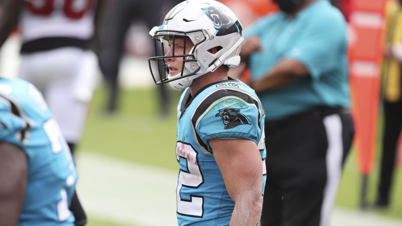 Christian McCaffrey pushing to play vs. Falcons