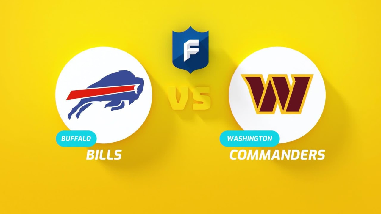 What TV channel is Bills-Commanders on today? Live stream, how to