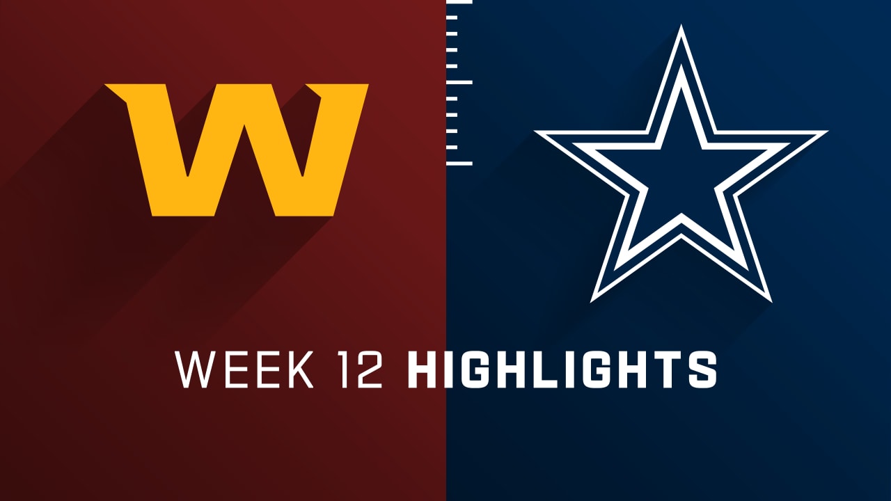 Washington Football Team vs. Dallas Cowboys highlights