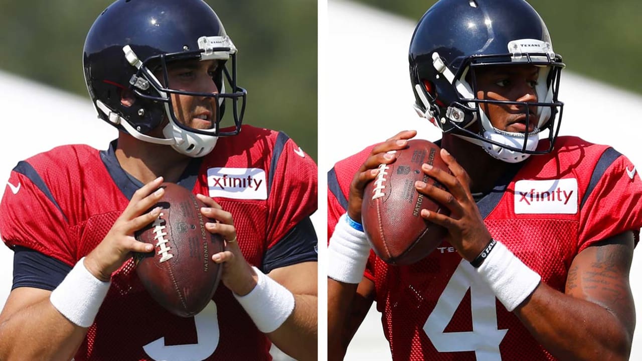 Texans' Deshaun Watson does a victory lap around Dolphins' Brock Osweiler