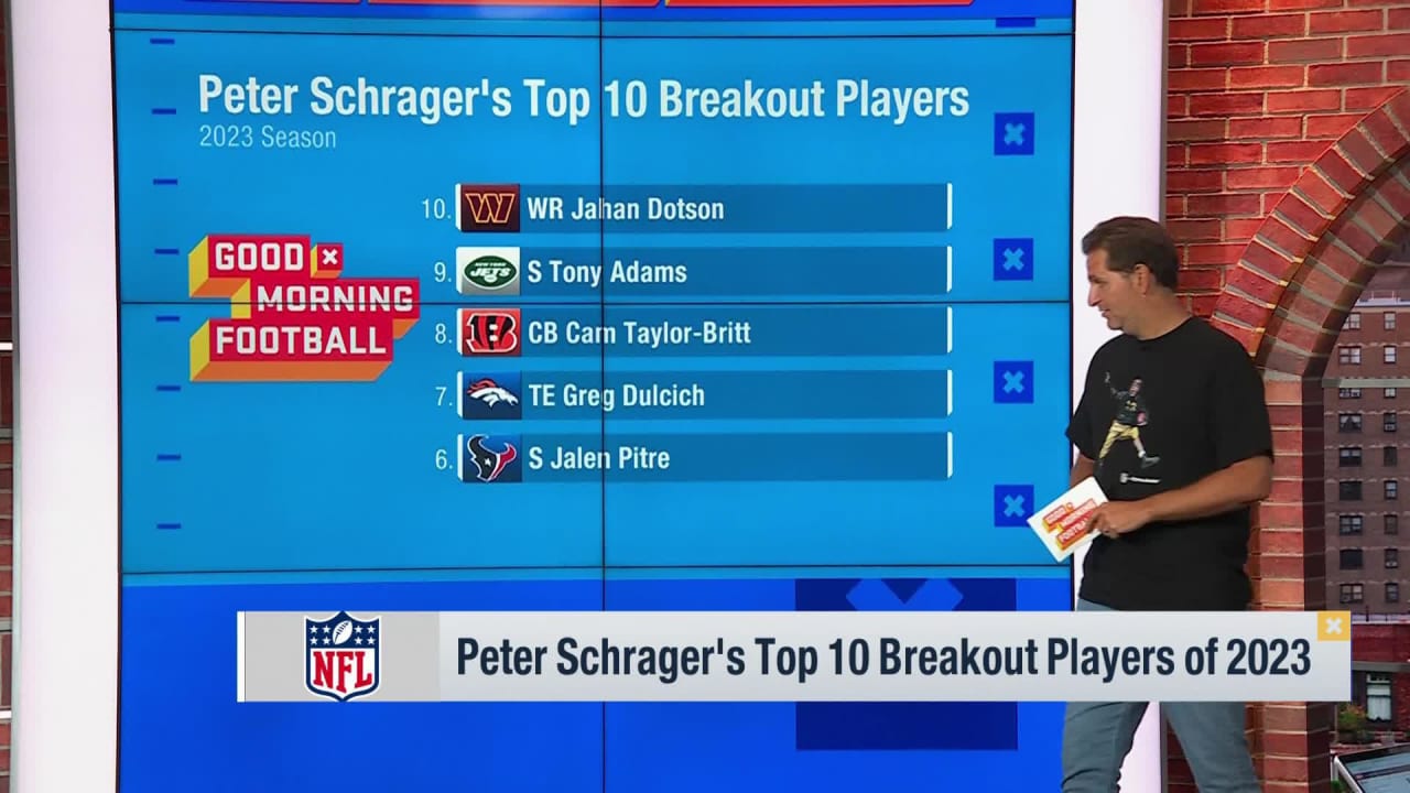 NFL Network's Peter Schrager reveals Nos. 6,7 on his breakout