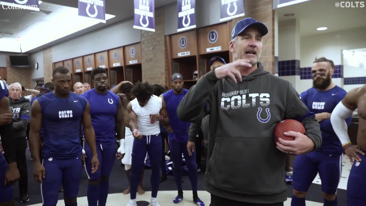 Jacoby Brissett breaks down Indianapolis Colts huddle in postgame locker  room speech