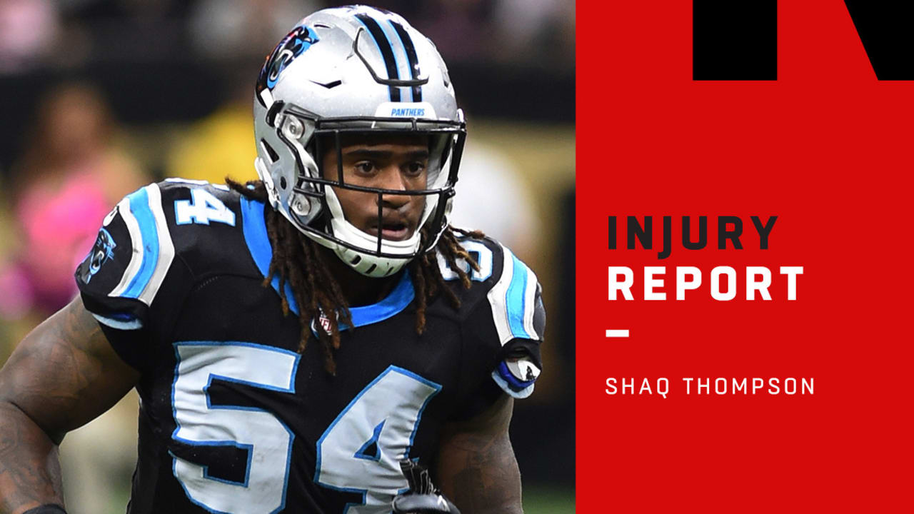 Panthers linebacker Shaq Thompson expected to miss remainder of season with  broken right leg – NewsNation